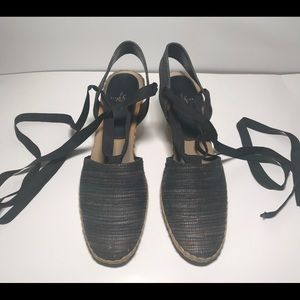 Life Stride Sasha-Blue fabric espadrilles